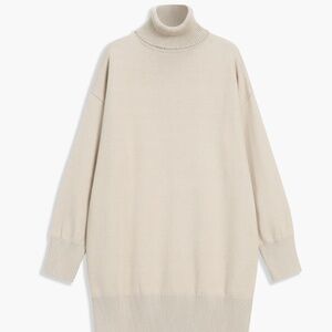 Turtleneck Short Sweater Dress